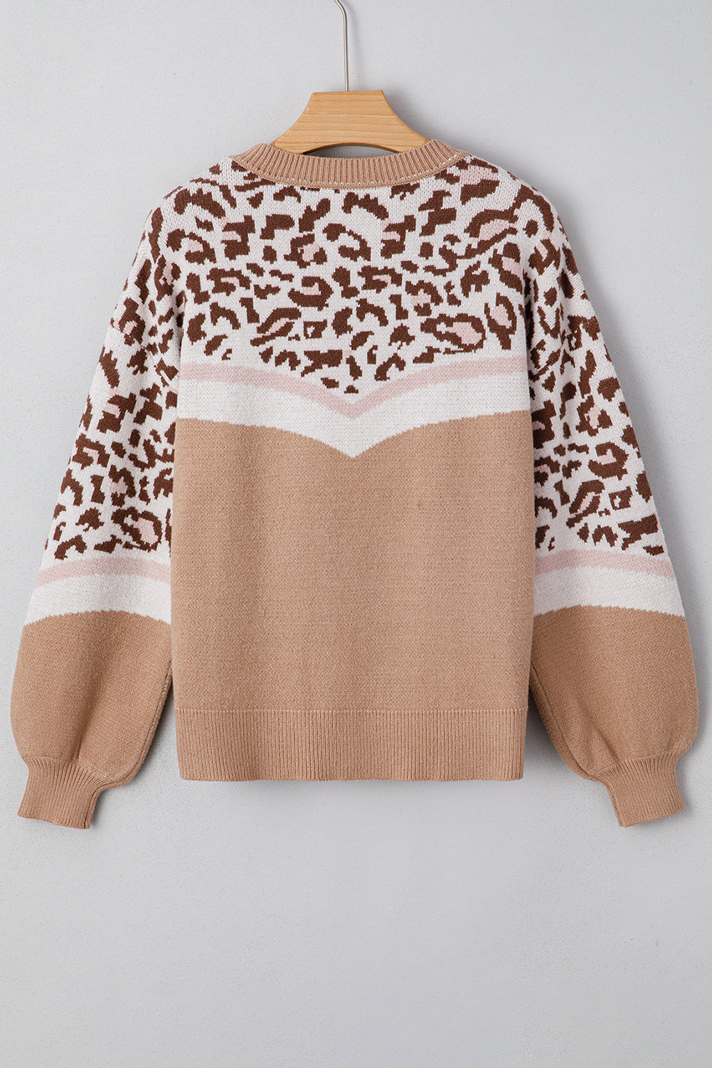 Yellow Leopard Baggy Sweater