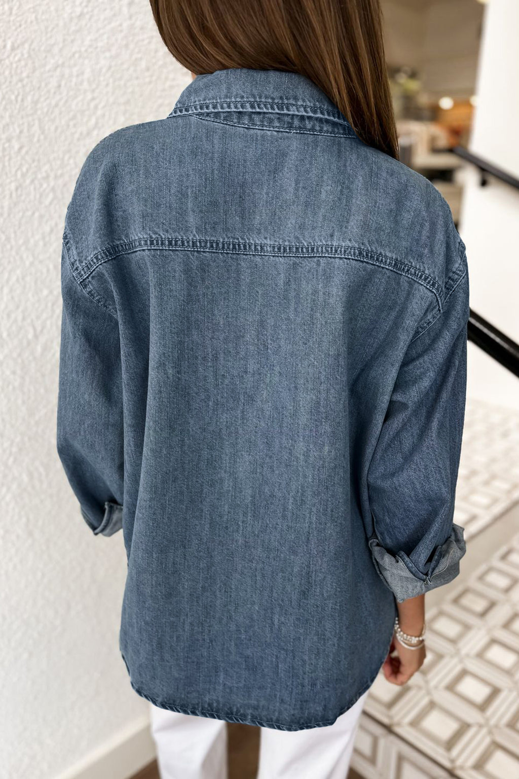 Sky Blue Denim Shirt