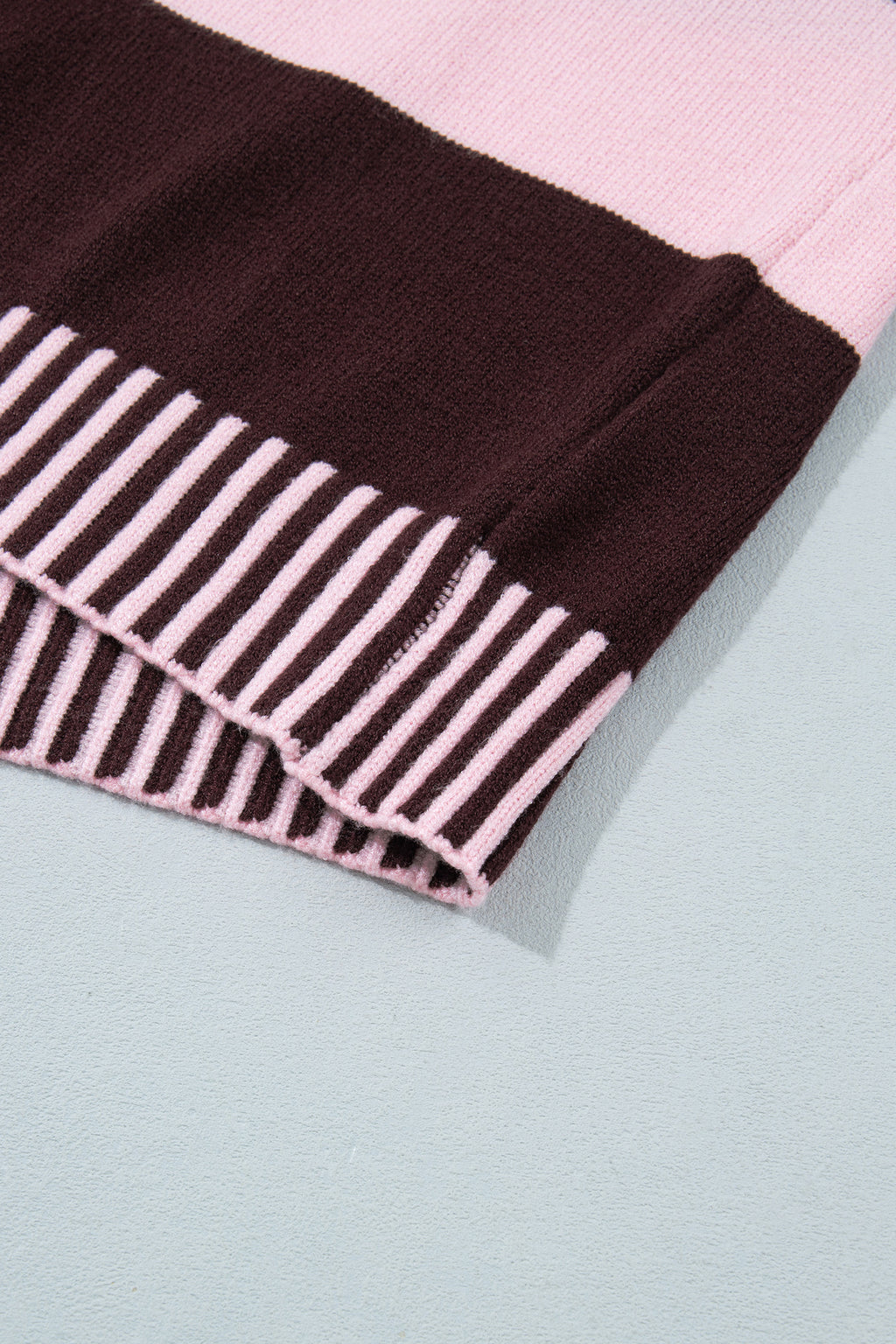 High Neck Pullover Sweater