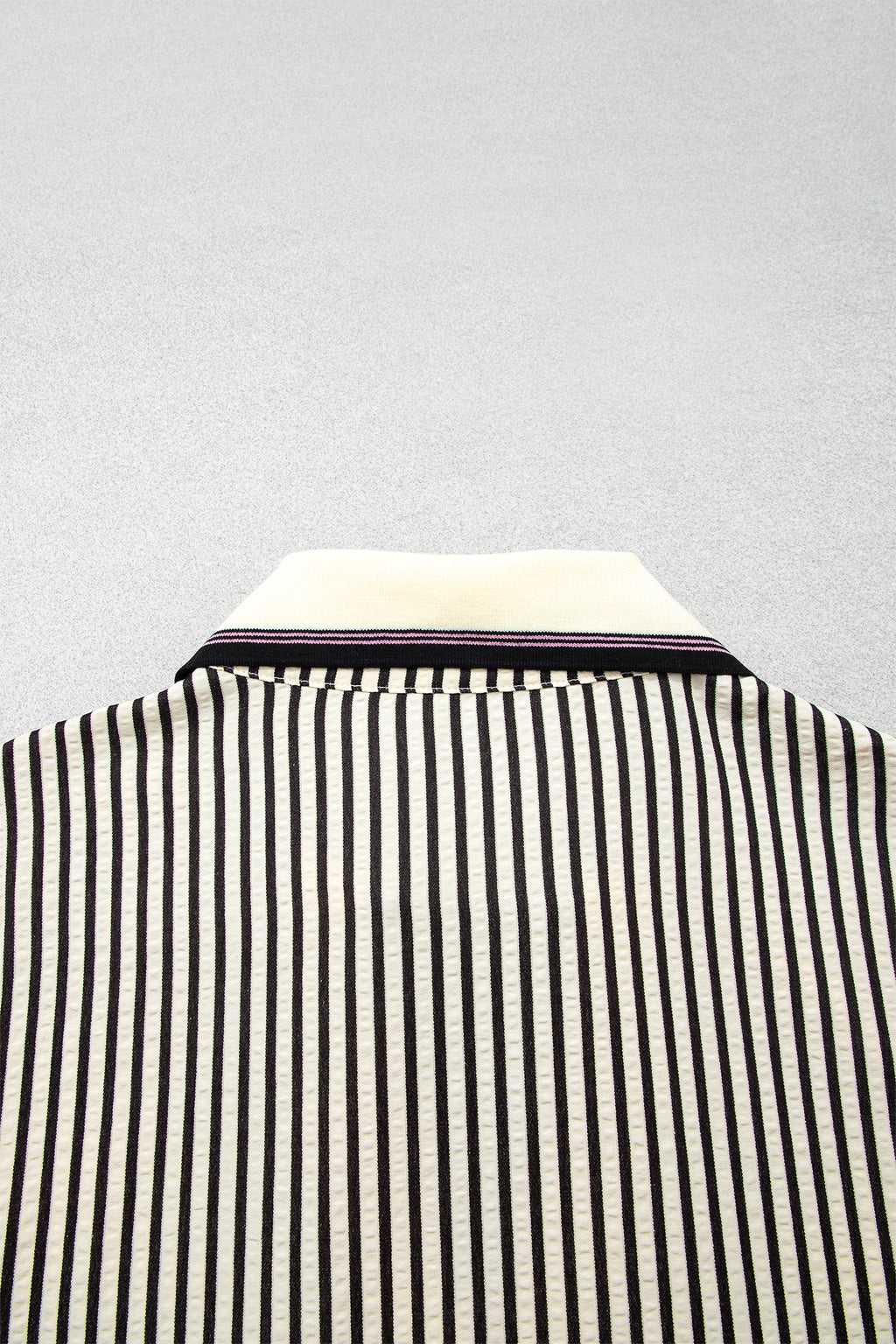 Plus Size Black Stripe Blouse