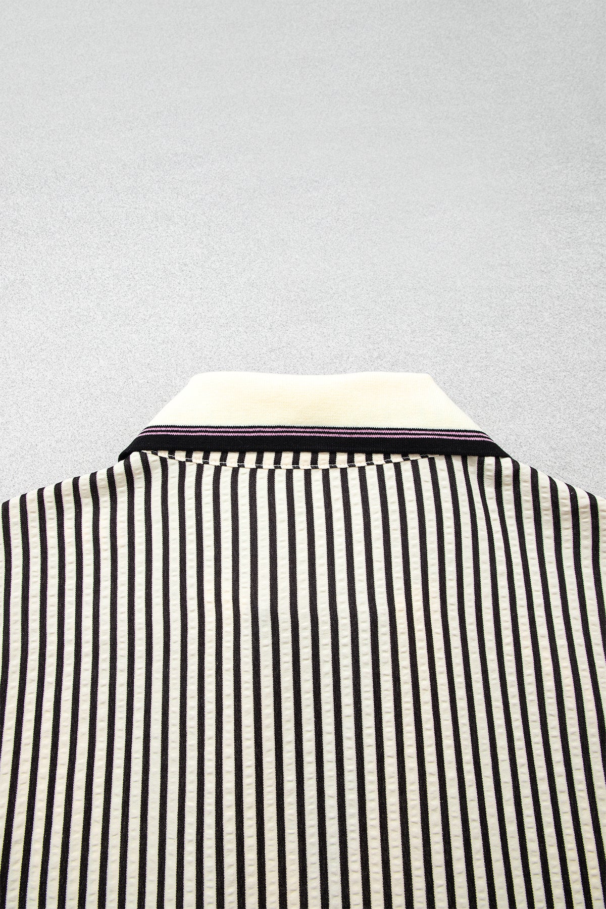 Plus Size Black Stripe Blouse