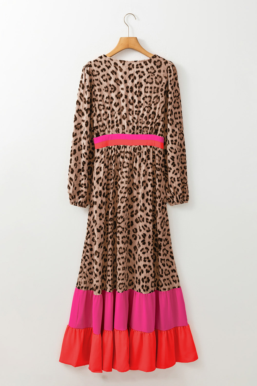 Brown Leopard Maxi Dress