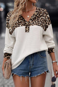 White Leopard Top