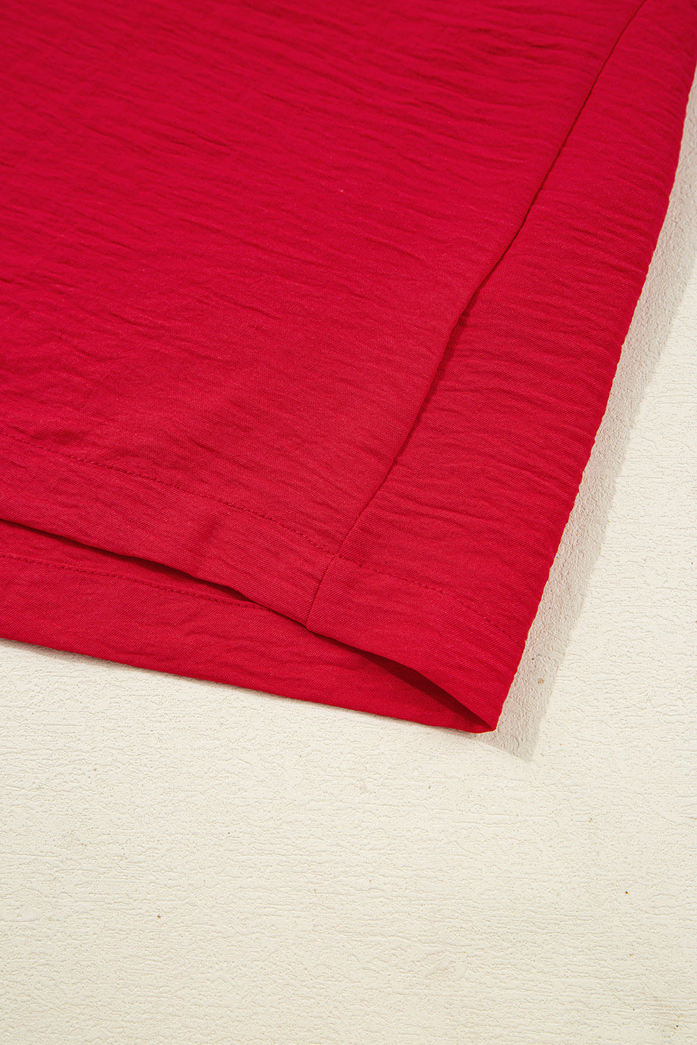 Fiery Red Tunic Top