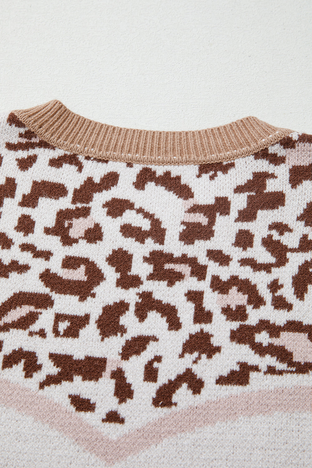 Yellow Leopard Baggy Sweater