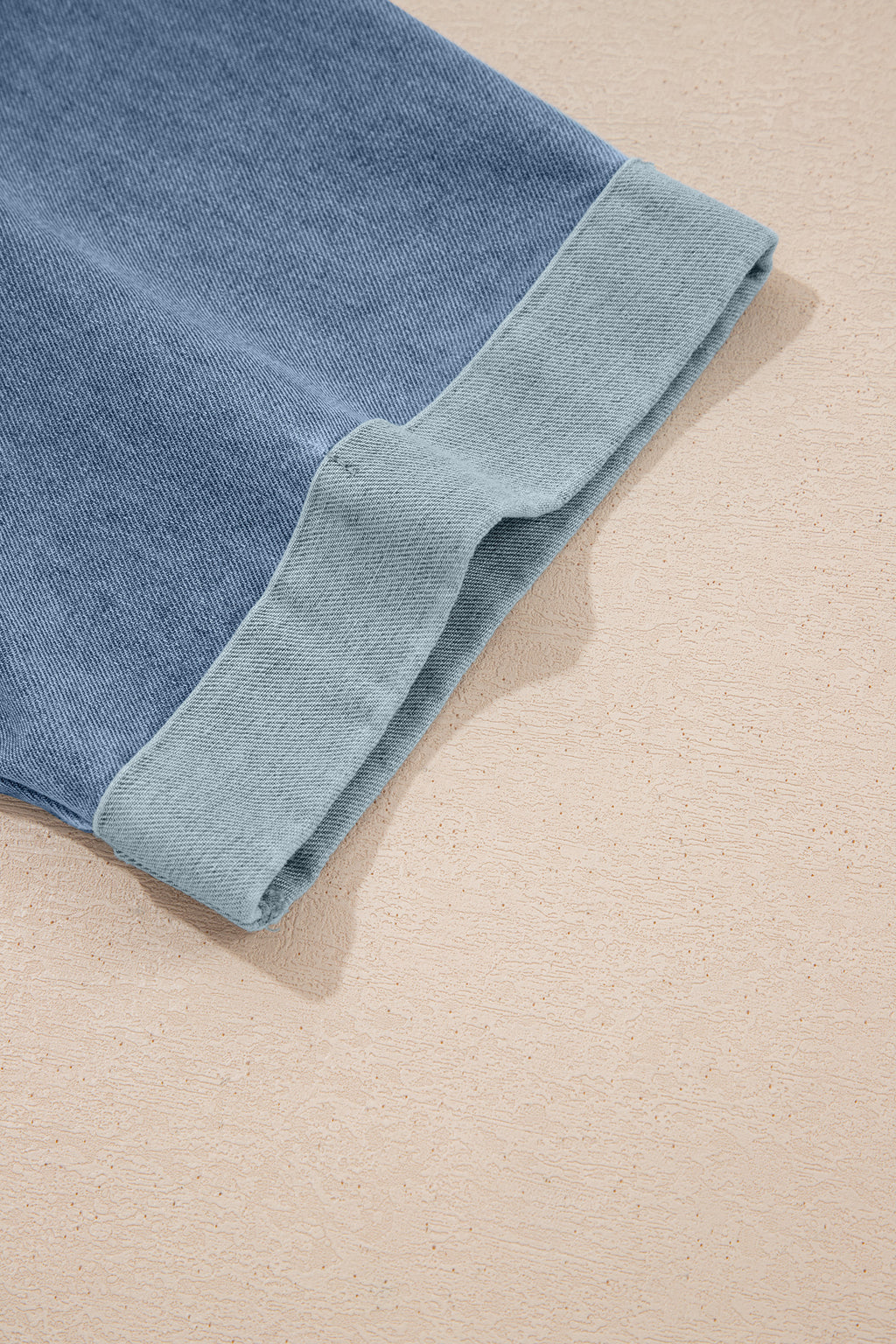 Parchment Denim Round Neck Tee