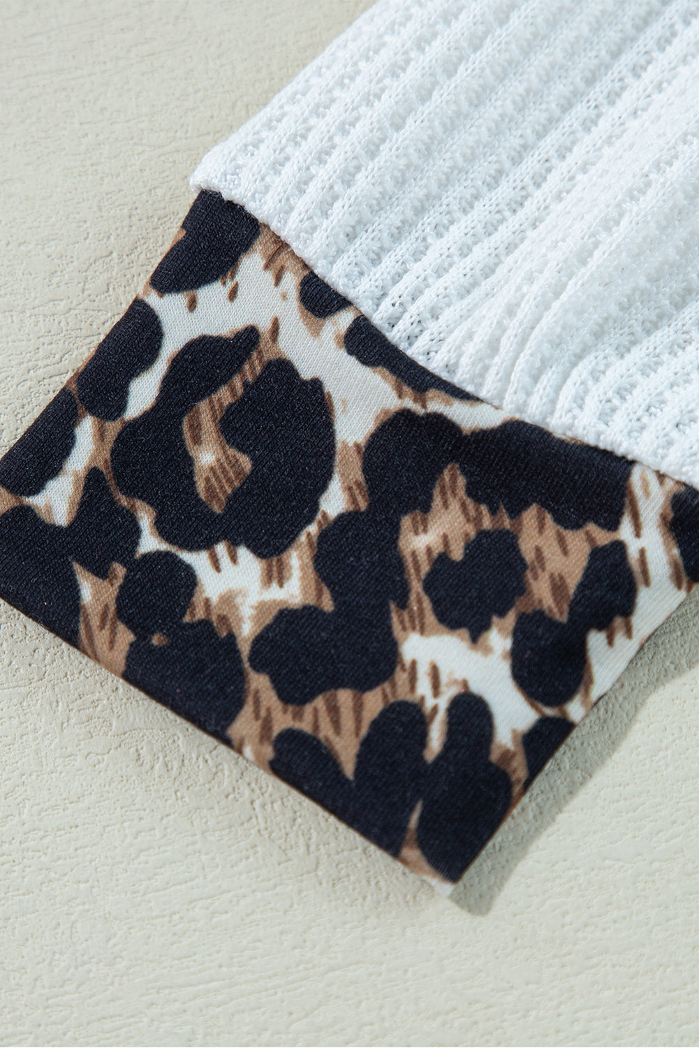 White Leopard Top