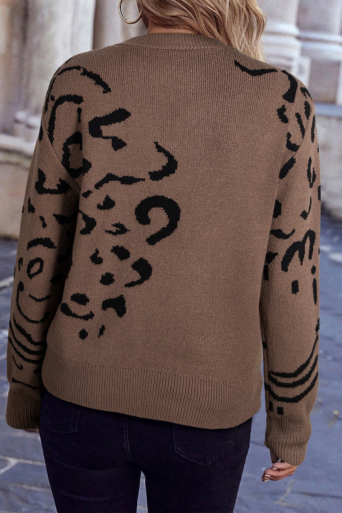 Leopard Print Sweater