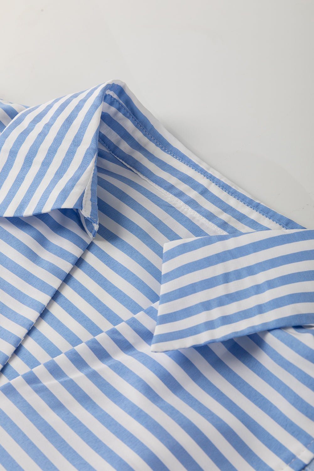 Sky Blue Stripe Blouse