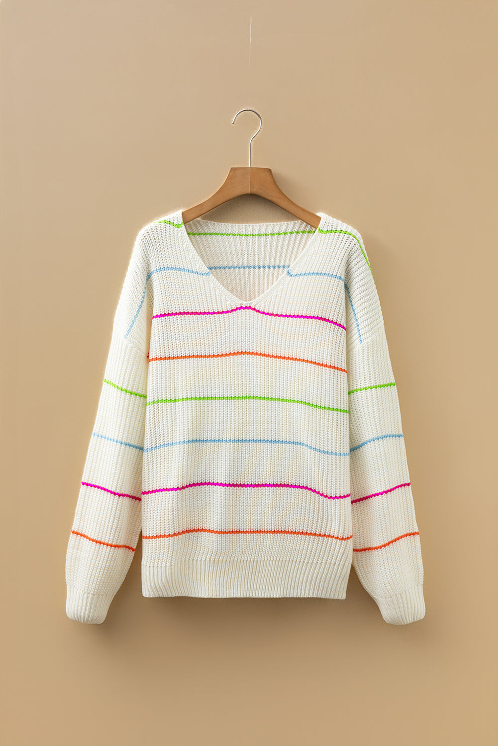 Colorful Striped Sweater