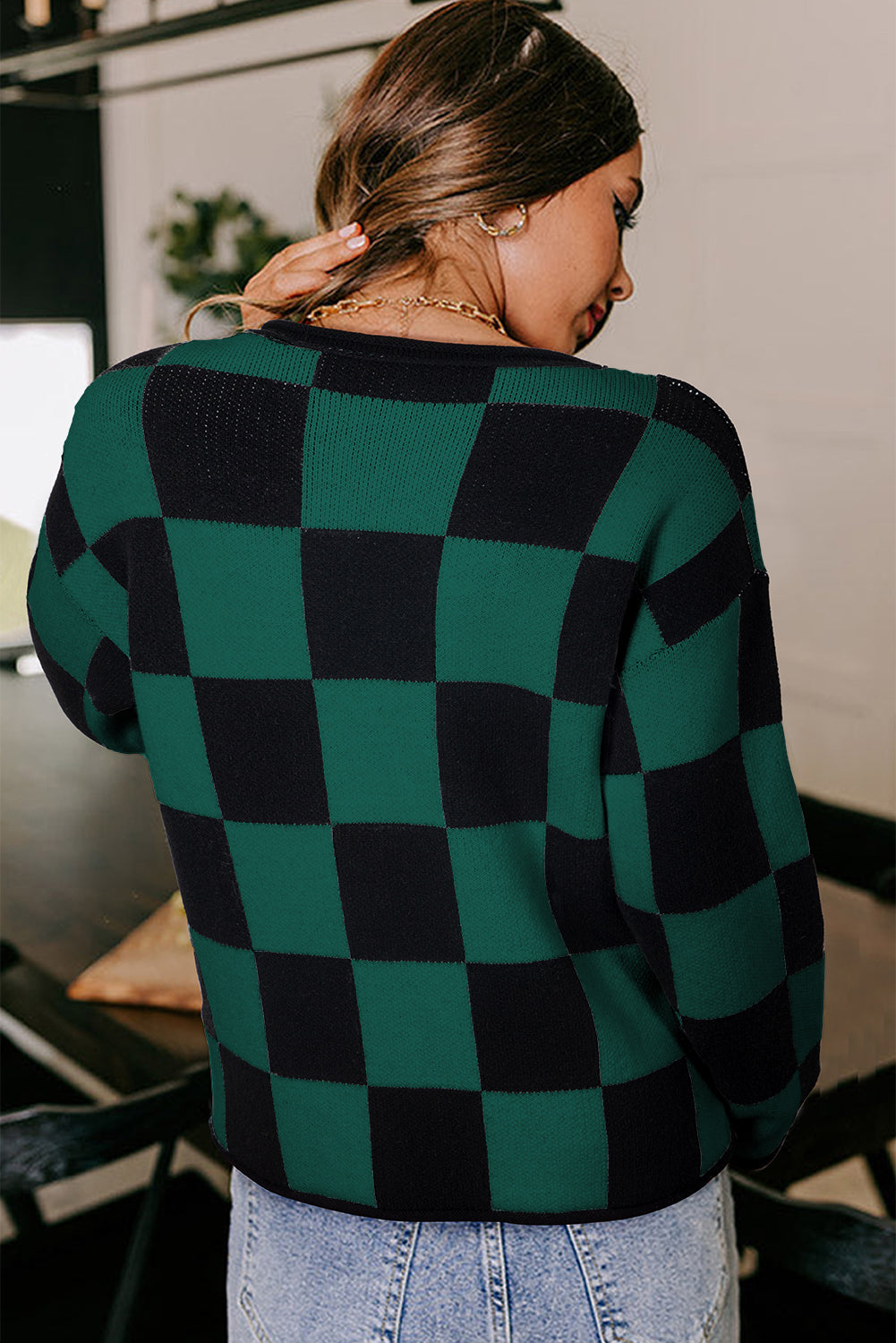 Checkered Sweater