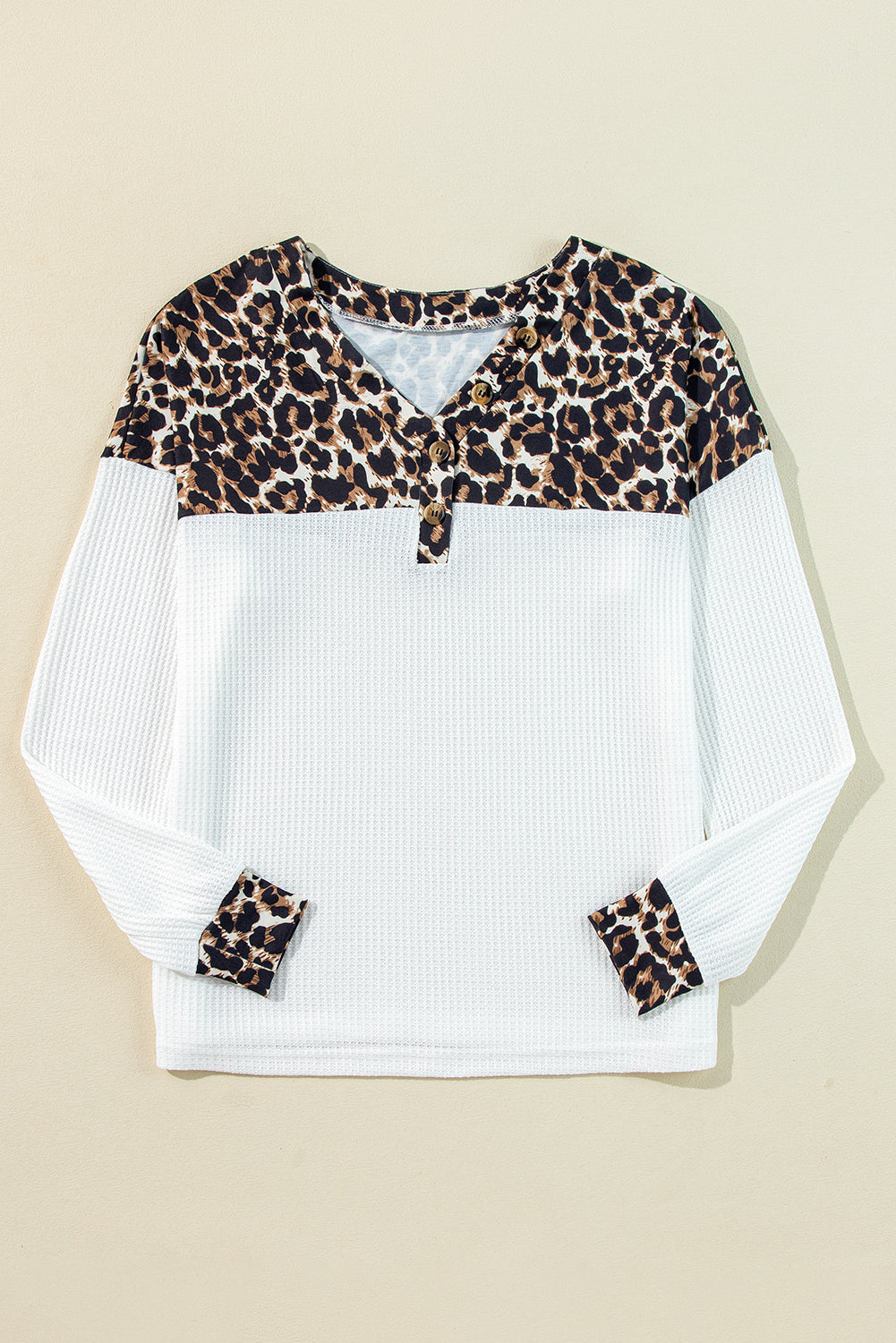 White Leopard Top