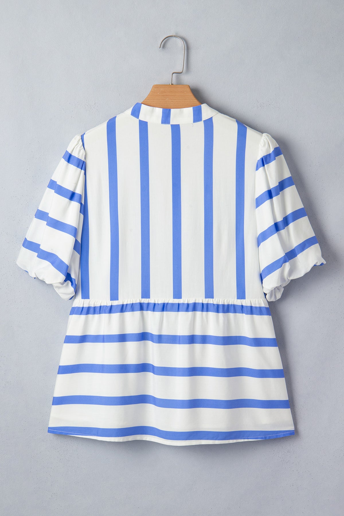 Sky Blue Stripe Blouse
