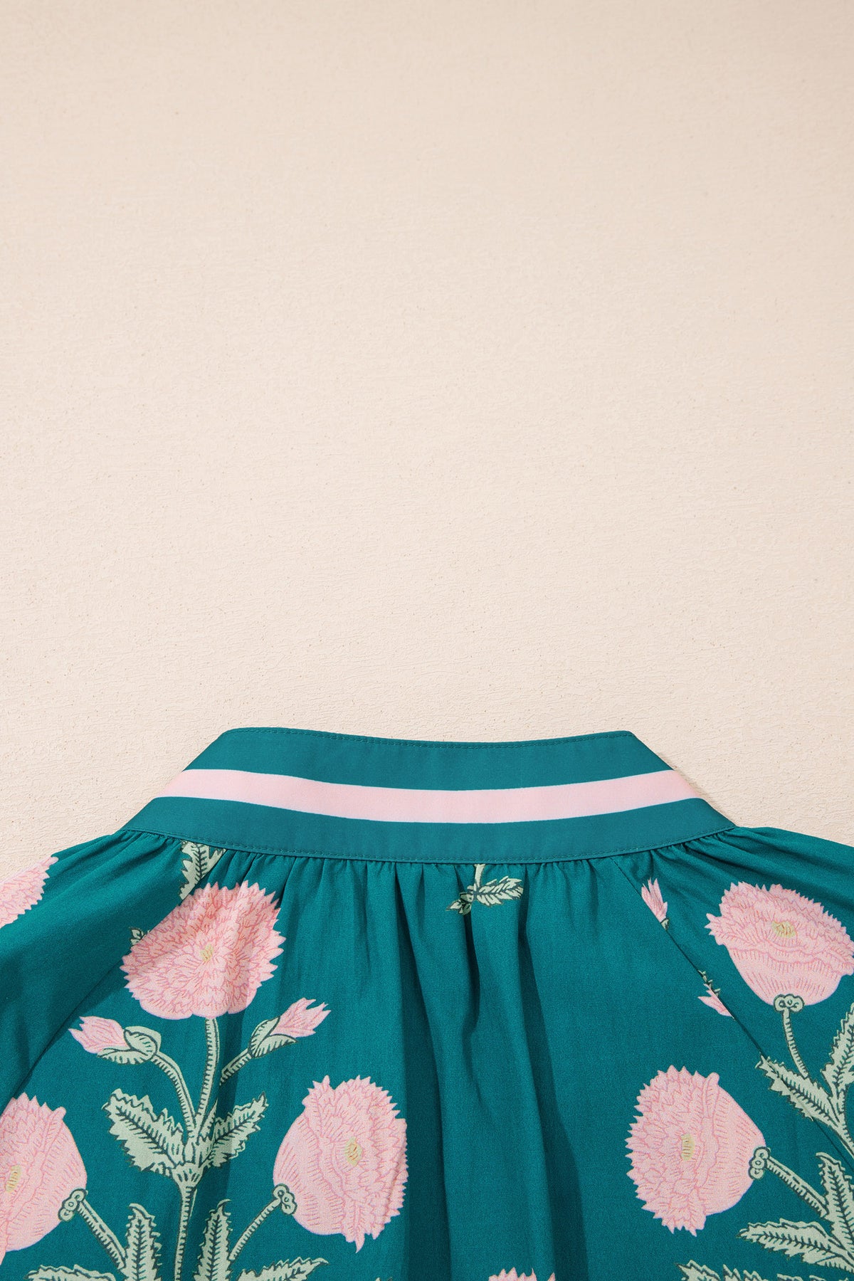 Casual Wild Flower 3/4 Sleeve Blouse