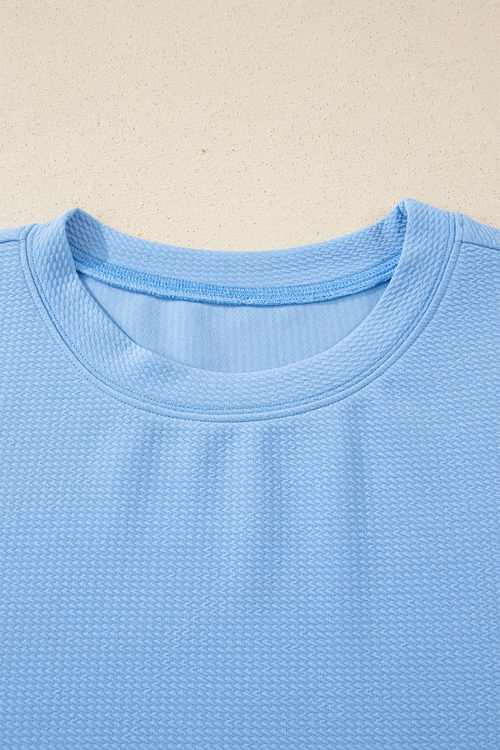 Plus Size Light Blue Floral Top