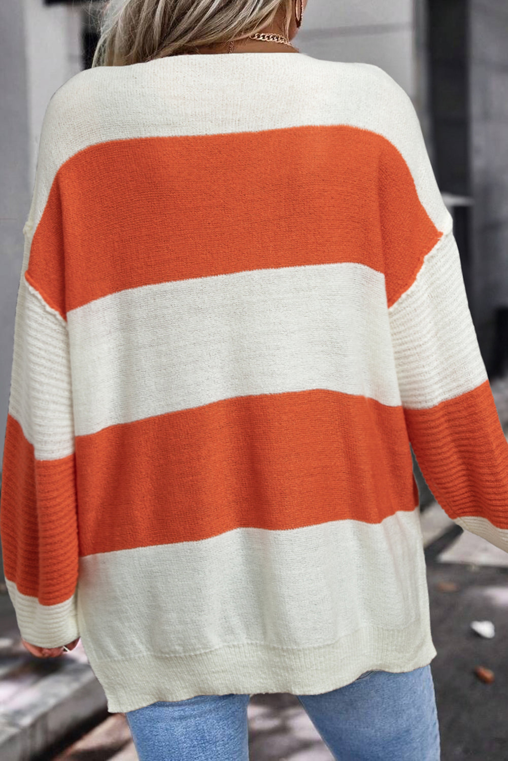 Stripe Loose Sweater