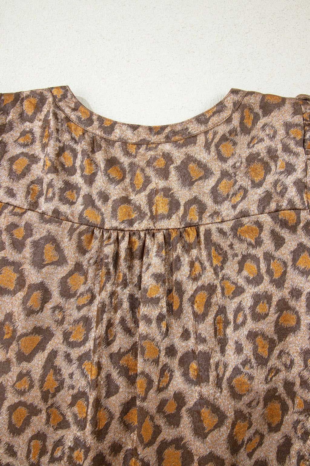Khaki Leopard Print Dress