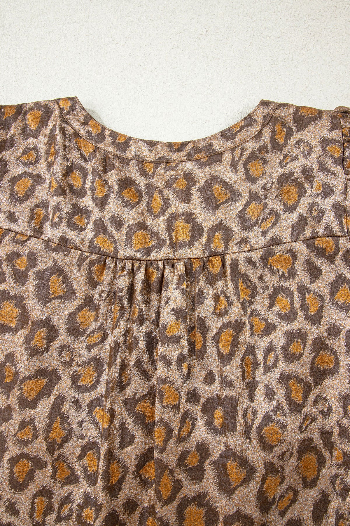 Khaki Leopard Print Dress