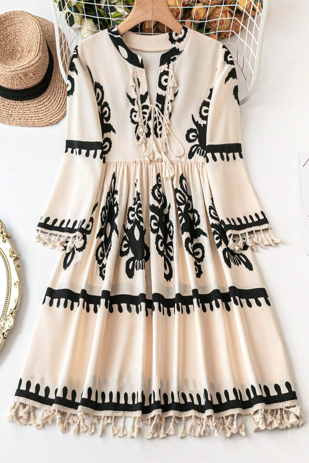 Western Pattern Dress