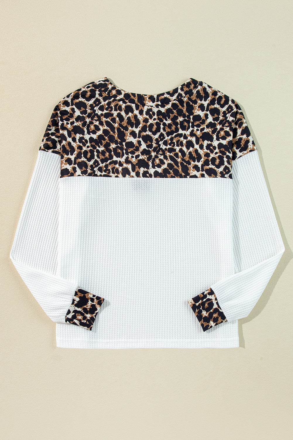 White Leopard Top