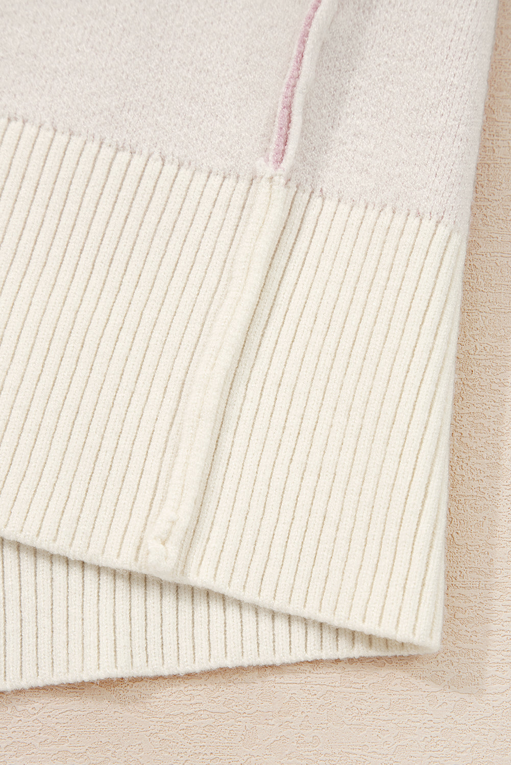Pink Bow Loose Sweater