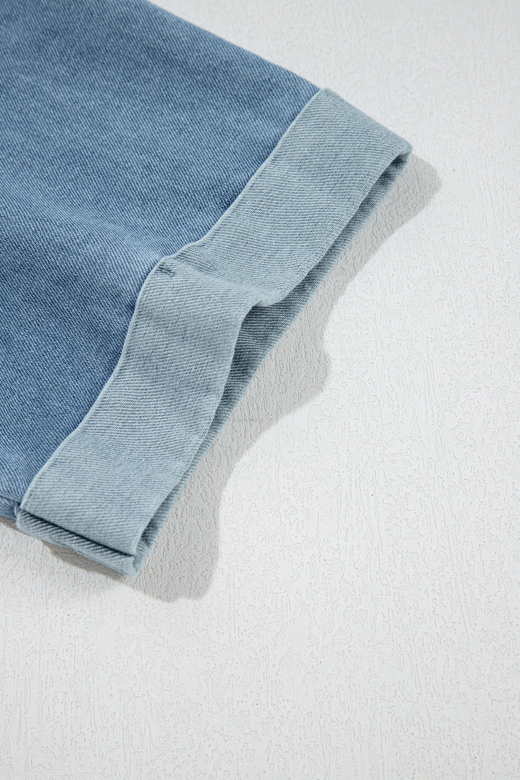 Parchment Denim Round Neck Tee