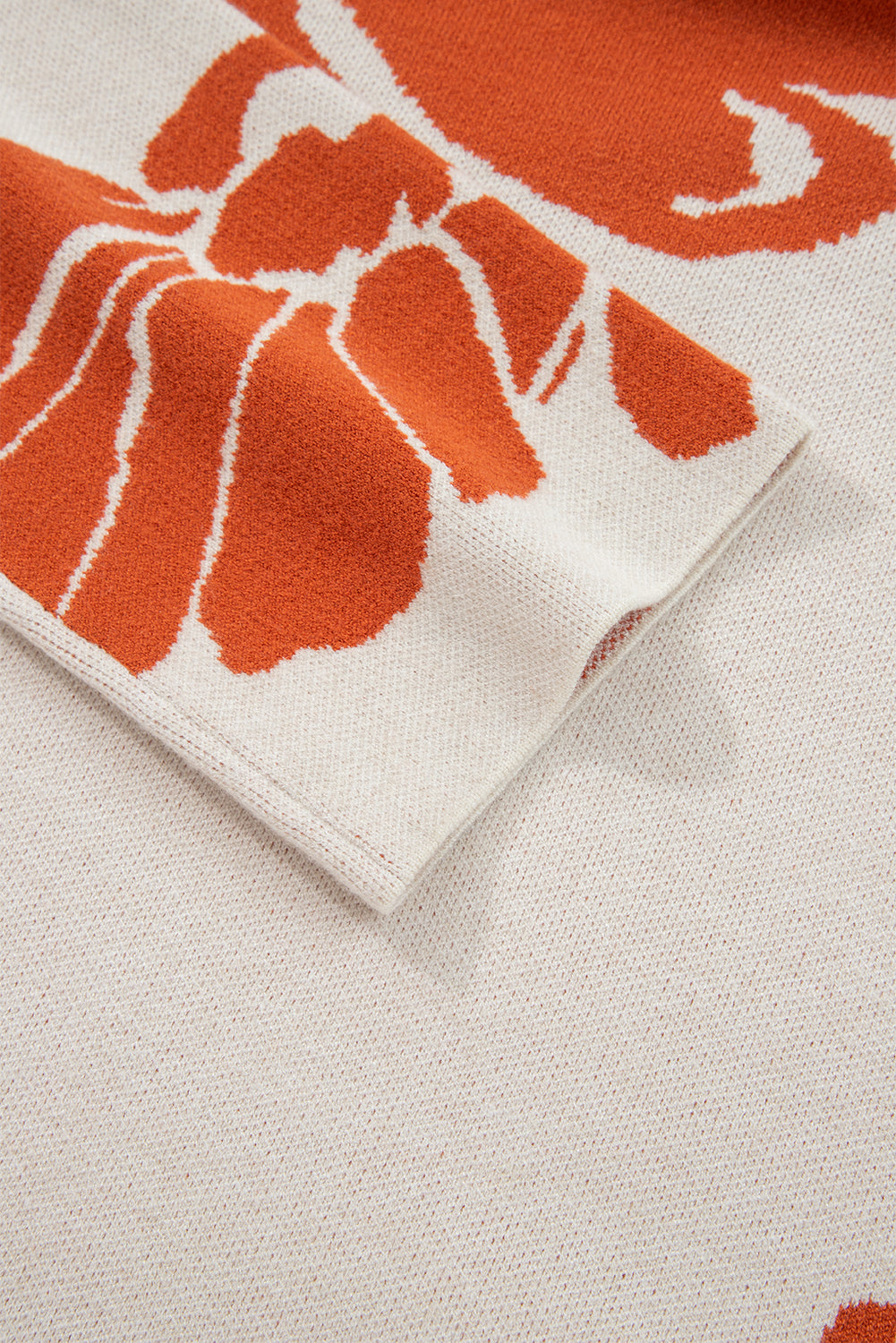 Flower Pattern Sweater