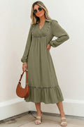 Four Leaf Clover Collared Leopard Dress