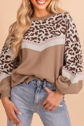 Yellow Leopard Baggy Sweater