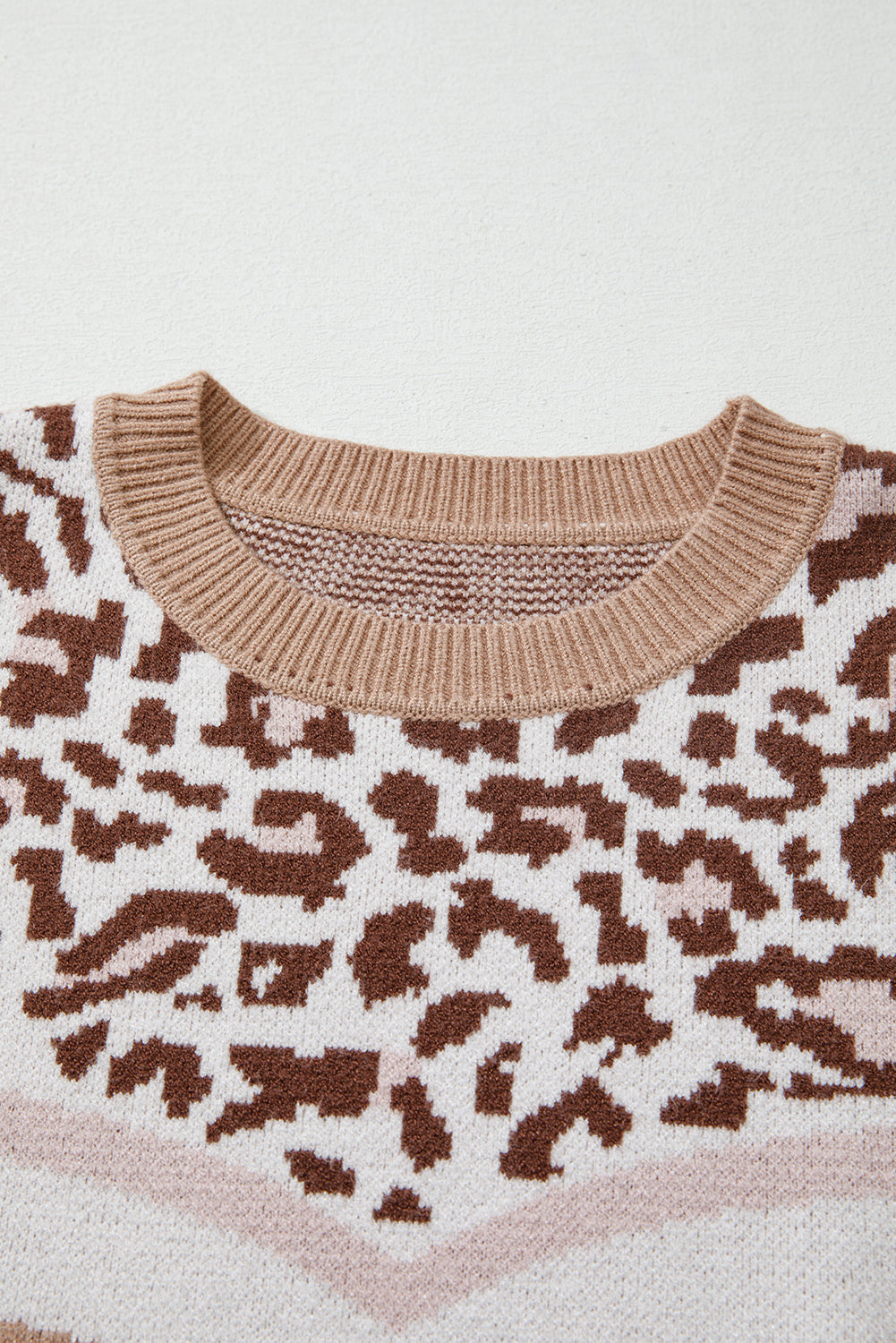 Yellow Leopard Baggy Sweater