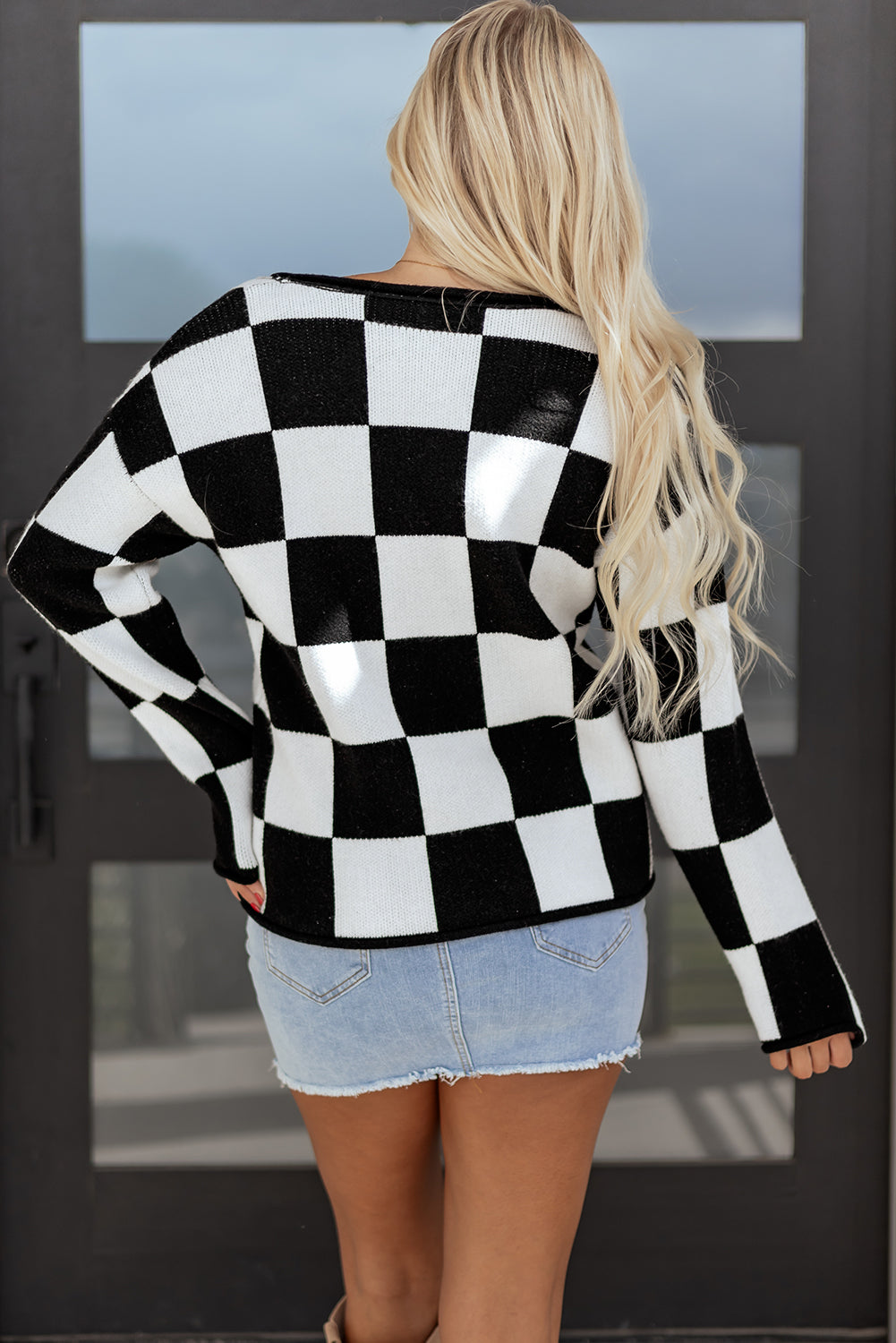 Checkered Sweater