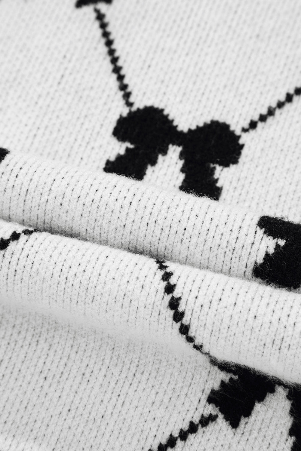 Black Preppy Vibes Sweater Tee