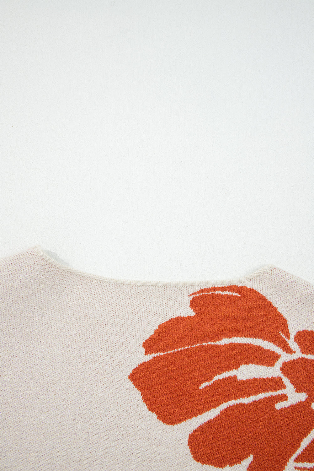 Flower Pattern Sweater