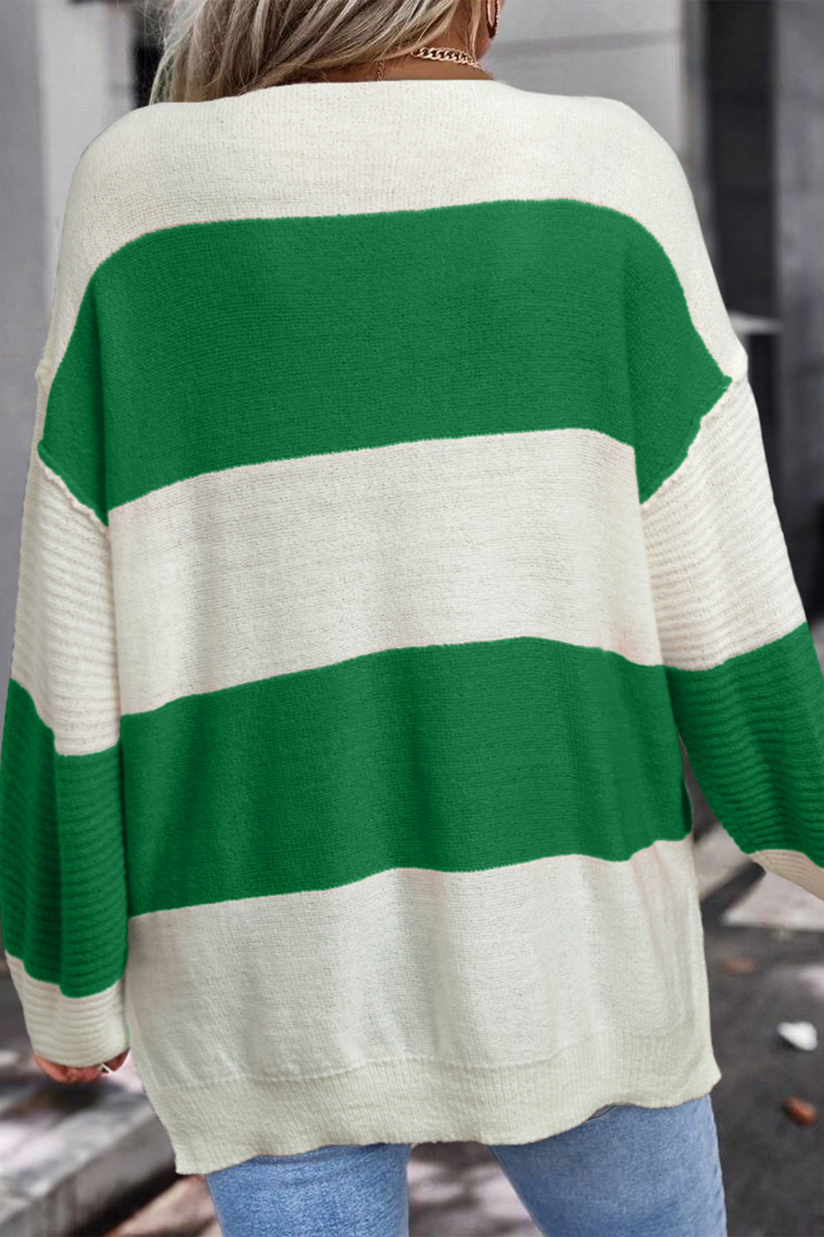 Stripe Loose Sweater