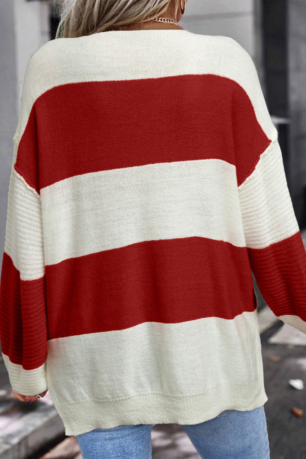 Stripe Loose Sweater