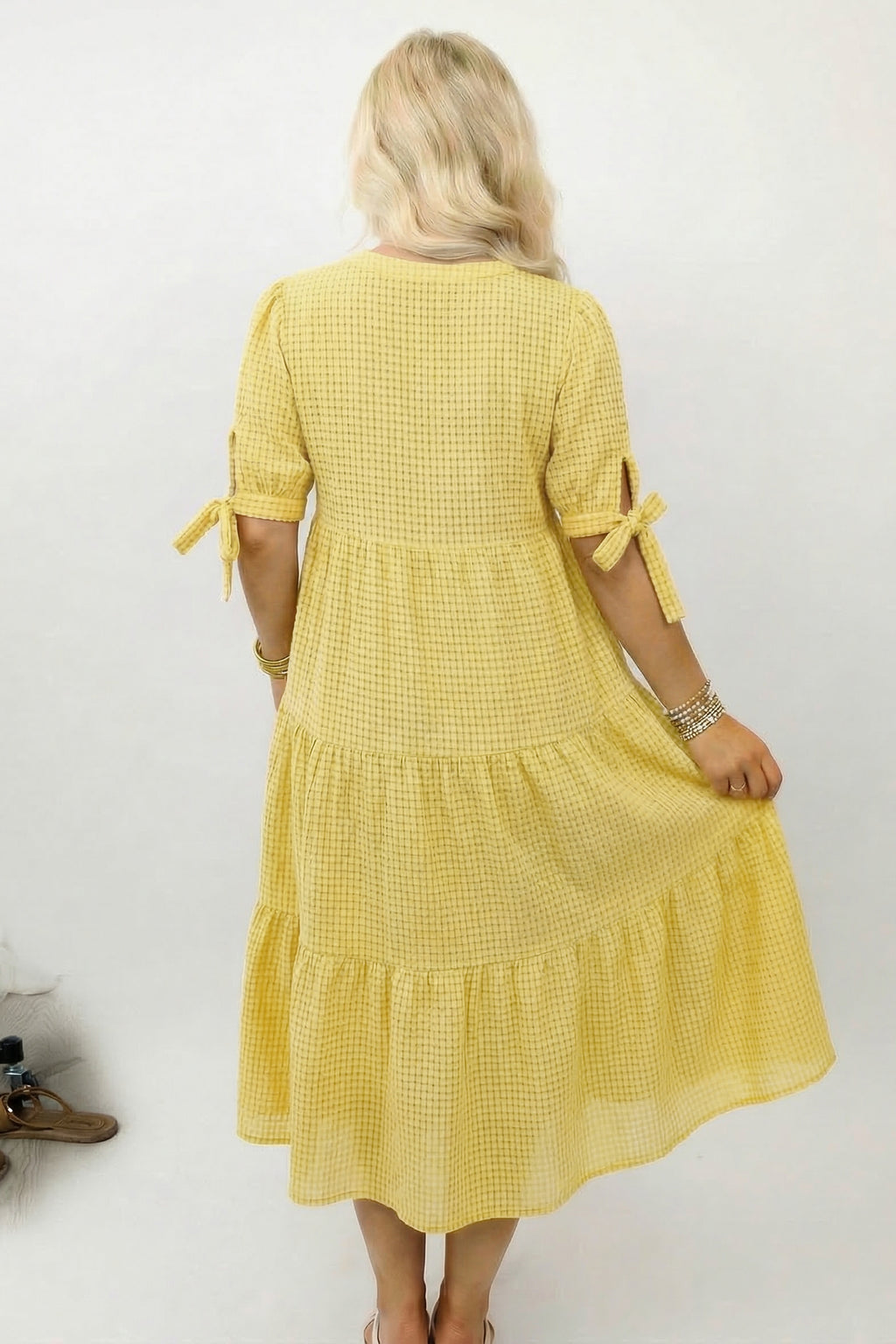 Yellow Midi Dress
