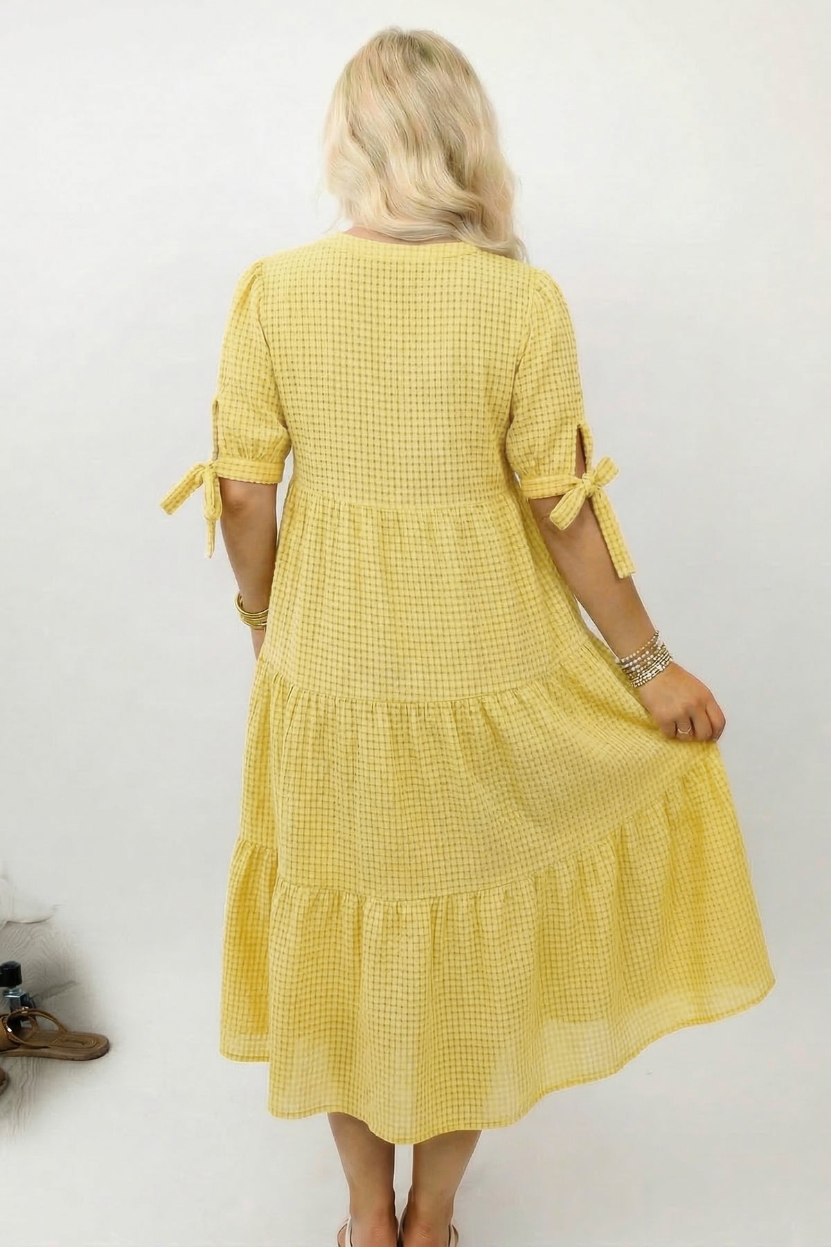 Yellow Midi Dress