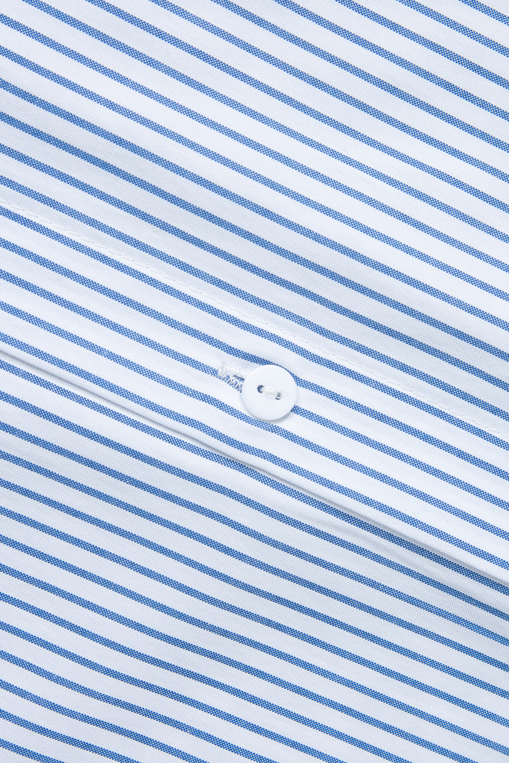 Sky Blue Stripe Leopard Patchwork Shirt