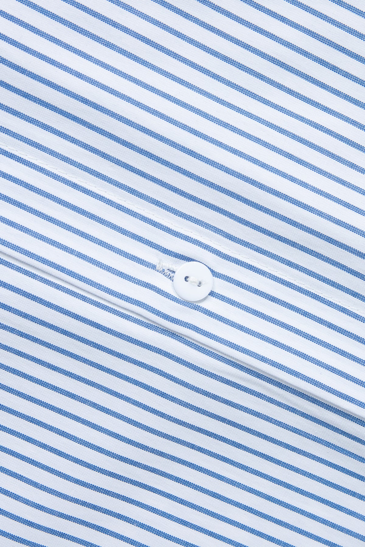 Sky Blue Stripe Leopard Patchwork Shirt