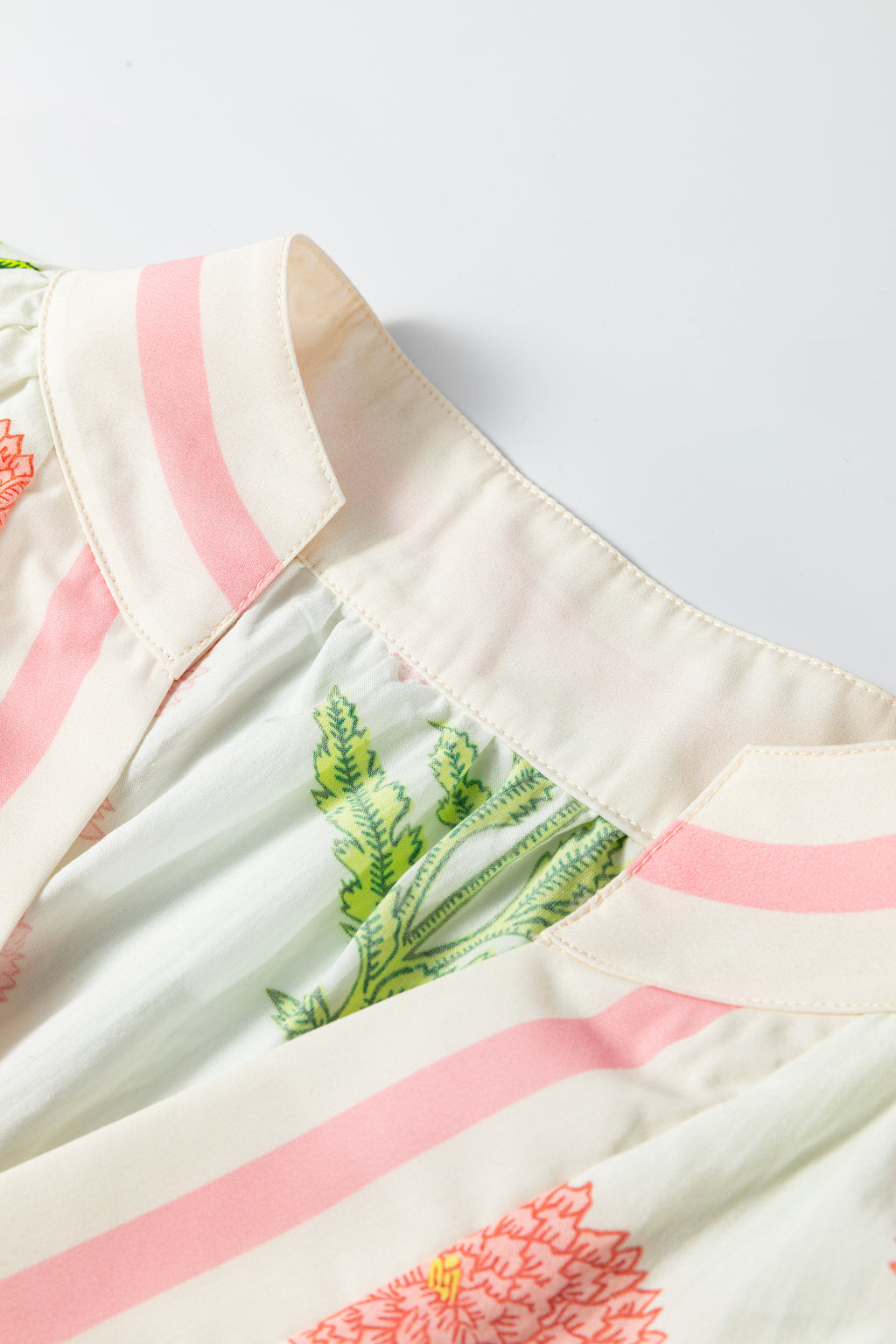 Casual Wild Flower 3/4 Sleeve Blouse