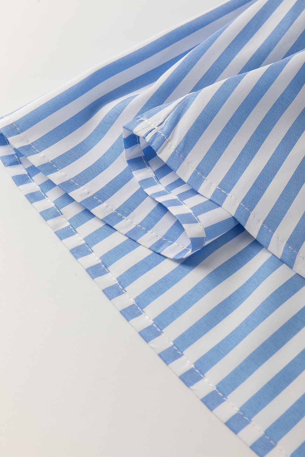 Sky Blue Stripe Blouse