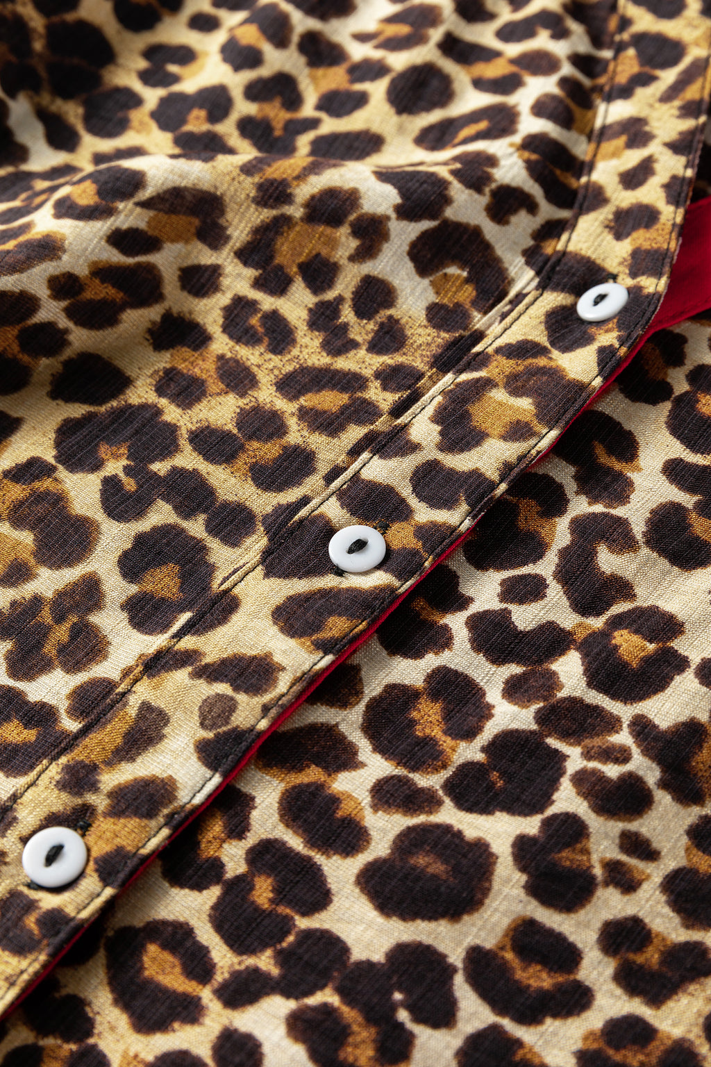 Brown Fierce Leopard Blouse