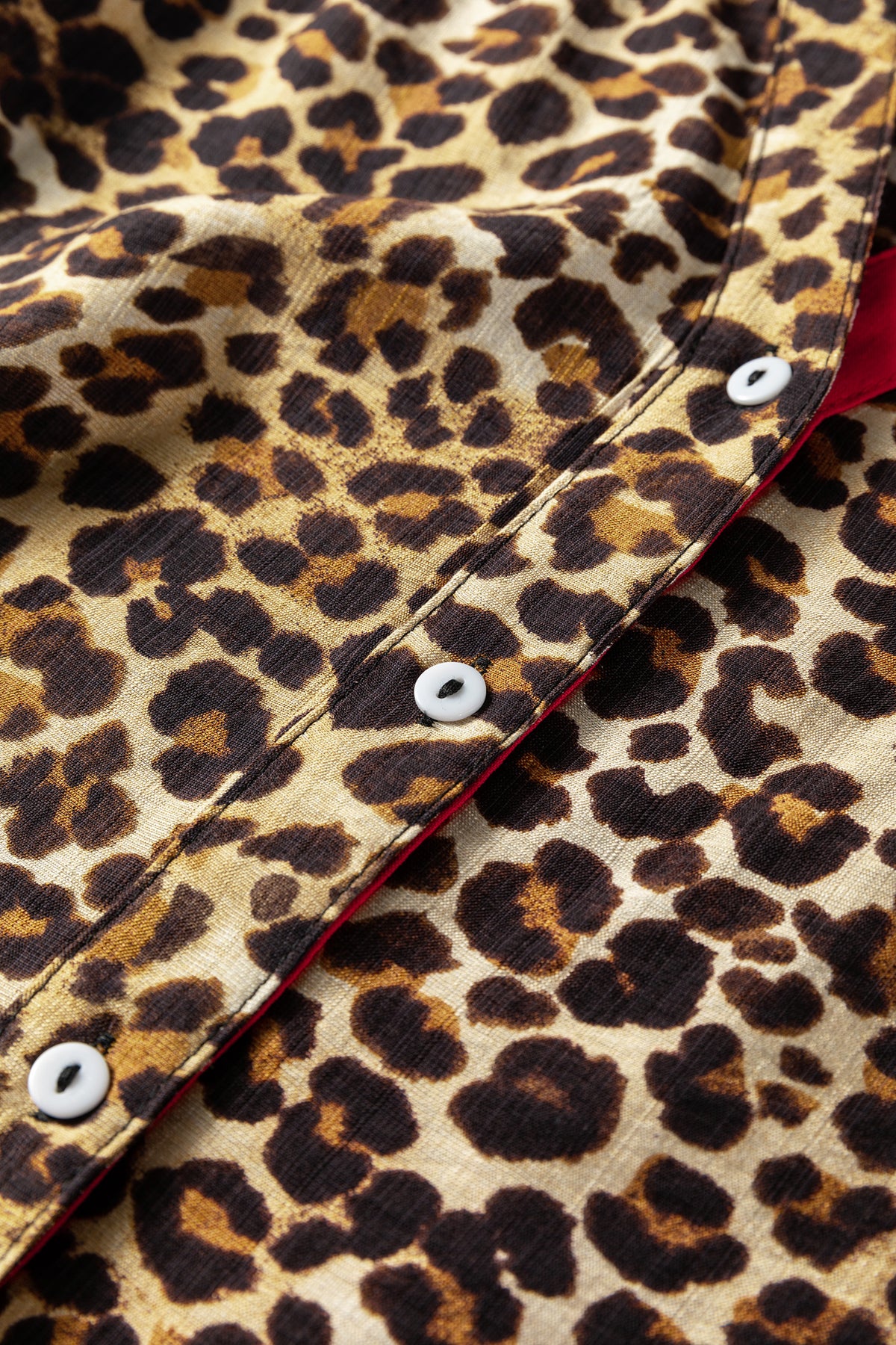 Brown Fierce Leopard Blouse