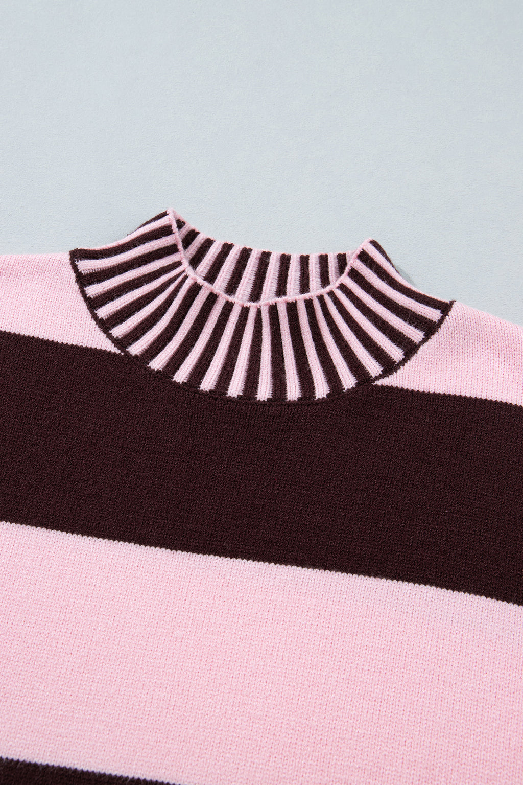 High Neck Pullover Sweater