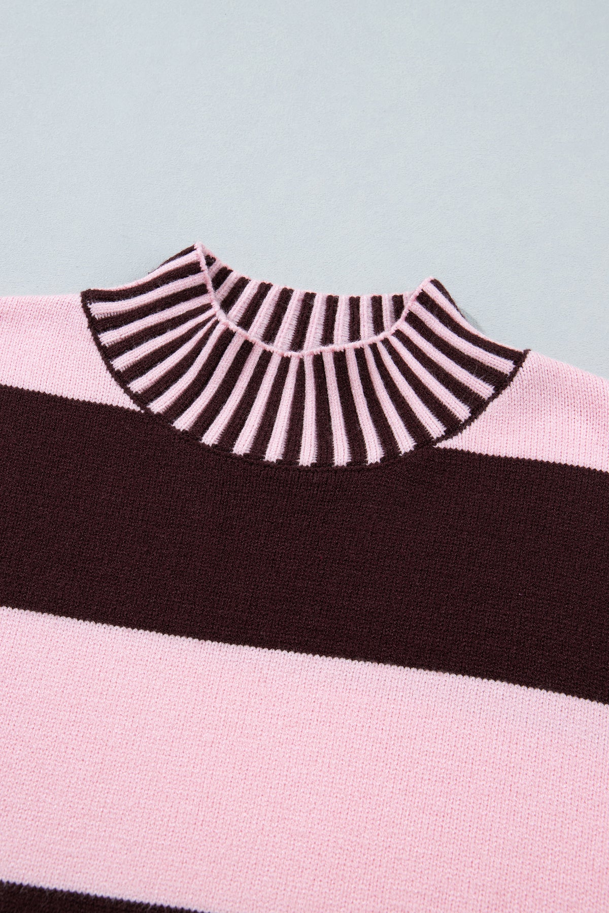 High Neck Pullover Sweater