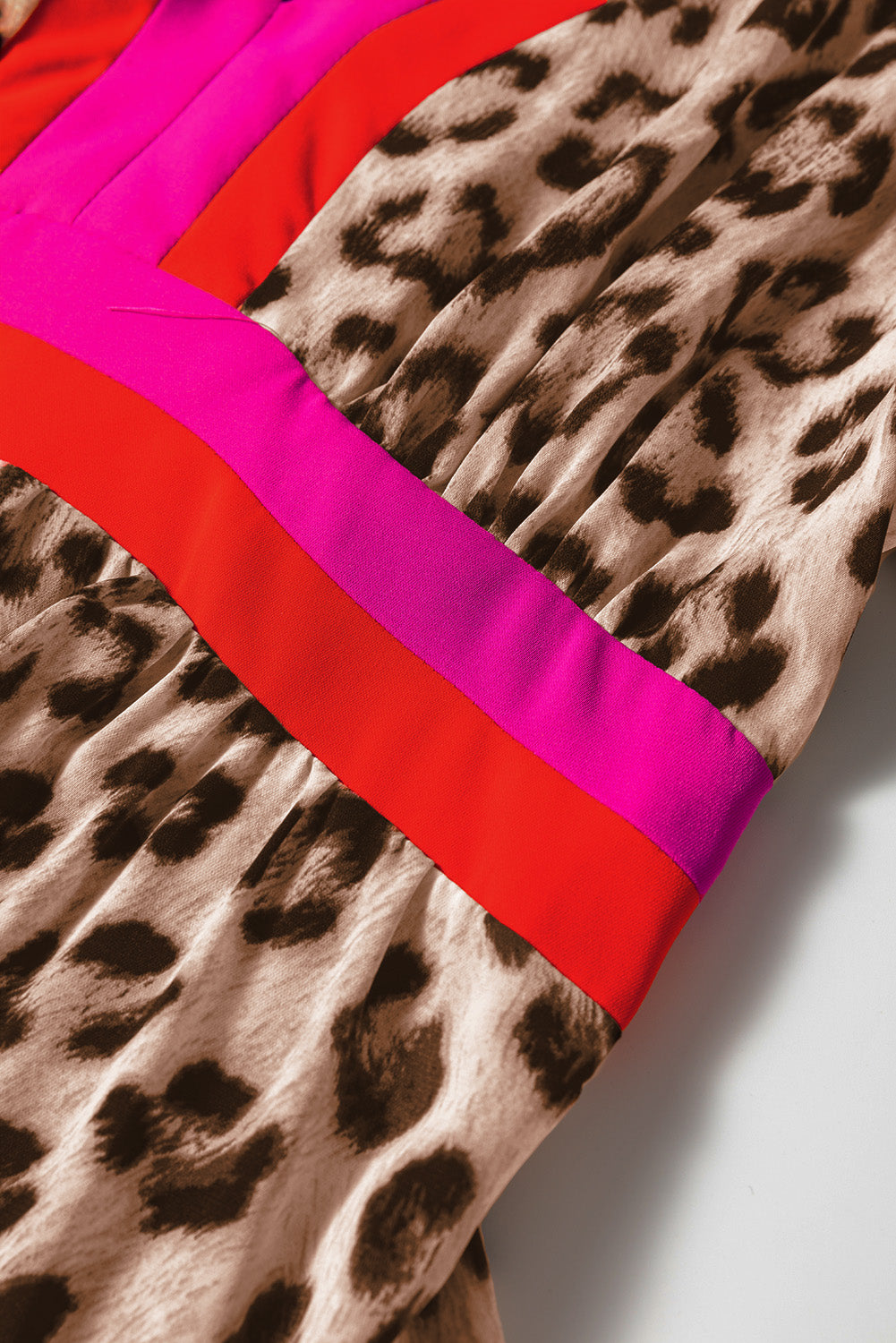 Brown Leopard Maxi Dress