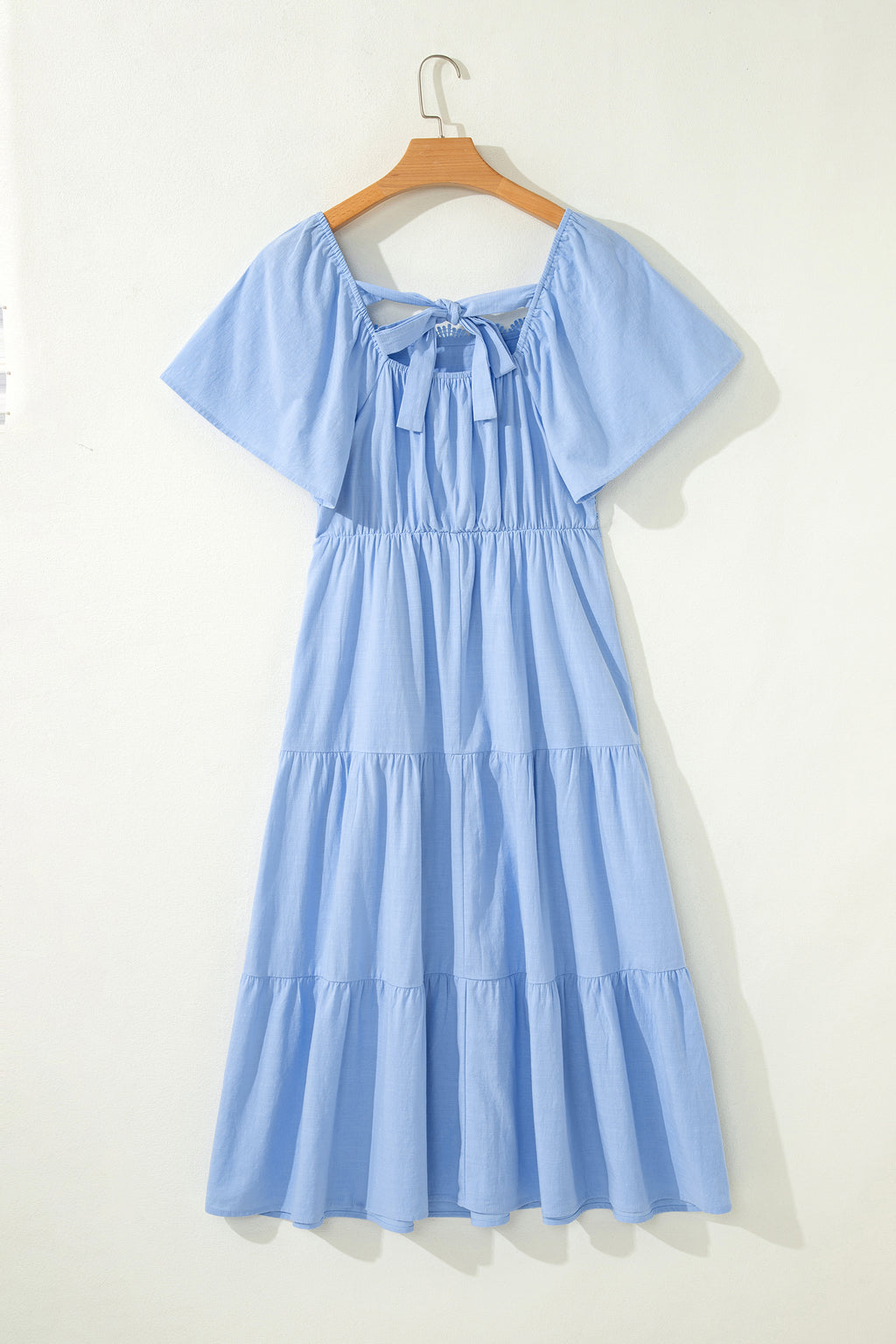Beau Blue Flowy Midi Dress