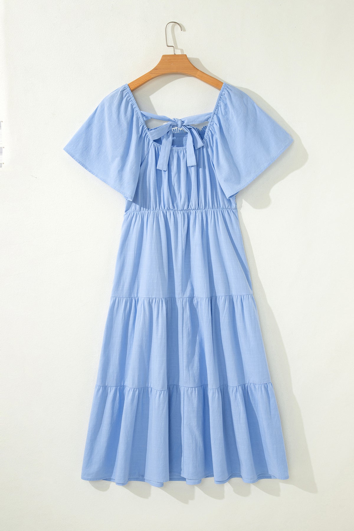 Beau Blue Flowy Midi Dress