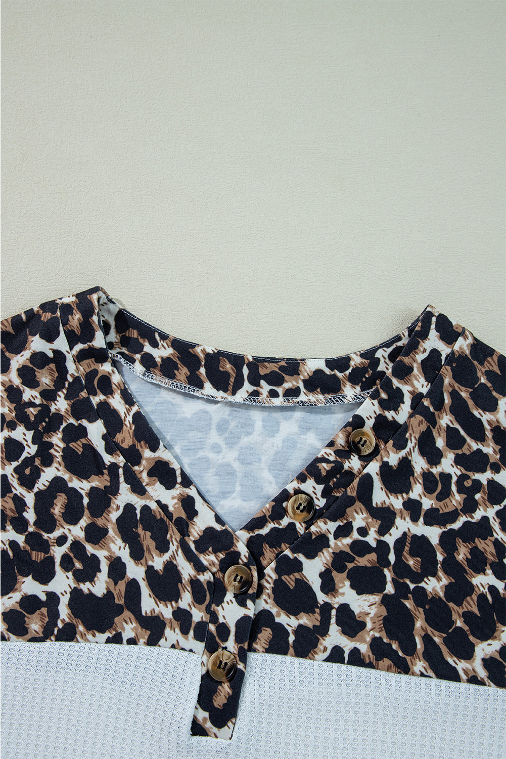 White Leopard Top