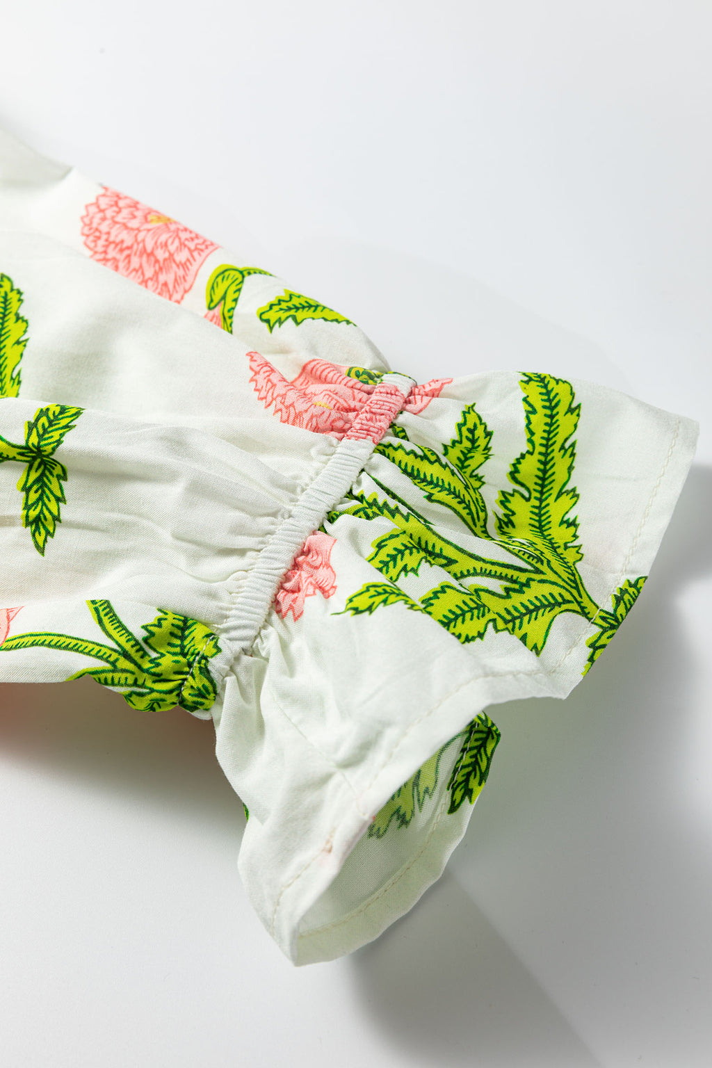 Casual Wild Flower 3/4 Sleeve Blouse